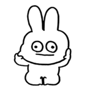 Choki the Rabbit 02 sticker #13576029