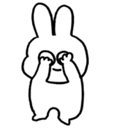 Choki the Rabbit 02 sticker #13576044