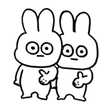 Choki the Rabbit 02 sticker #13576045