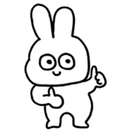 Choki the Rabbit 04 sticker #13576231