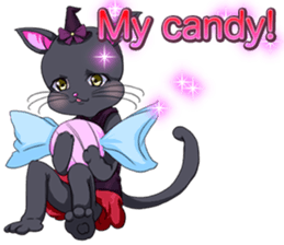 Lovely Halloween ~Cute cat Animals~.. sticker #13576301