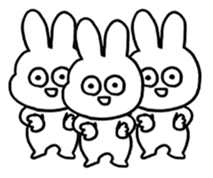 Choki the Rabbit 03 sticker #13576346