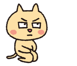 Daily life of the cat in clay pipe sticker #13576579