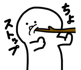 scruffy man 3 sticker #13576696