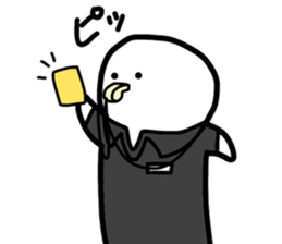 scruffy man 3 sticker #13576705