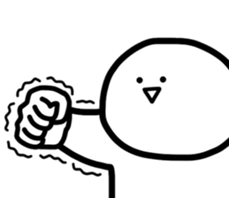 scruffy man 3 sticker #13576716