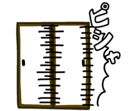 scruffy man 3 sticker #13576719