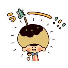 The girl who wants to become takoyaki sticker #13576752