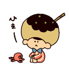 The girl who wants to become takoyaki sticker #13576760
