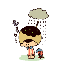 The girl who wants to become takoyaki sticker #13576763