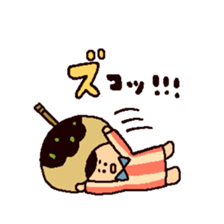 The girl who wants to become takoyaki sticker #13576772