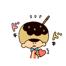 The girl who wants to become takoyaki sticker #13576783