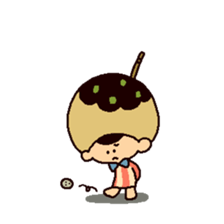 The girl who wants to become takoyaki sticker #13576786