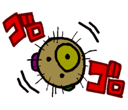 sea urchin bear sticker #13578228