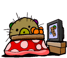 sea urchin bear sticker #13578247