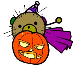 sea urchin bear sticker #13578252