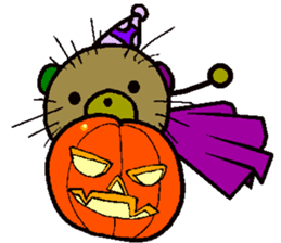 sea urchin bear sticker #13578252