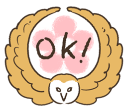 Raptors sticker ~Barn owl ver.~ sticker #13578638