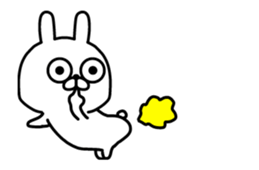 The sticker of animation rabbit guy sticker #13578777