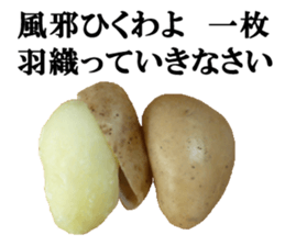 enjoyable potato sticker sticker #13578993
