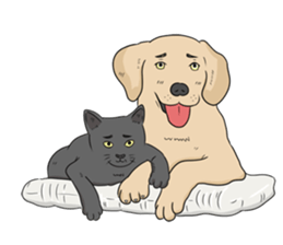 Thai Animals feeling sticker #13579434