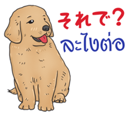 Thai Animals feeling sticker #13579443