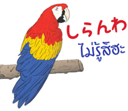 Thai Animals feeling sticker #13579454