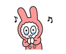 Sad Rabbit sticker #13579619