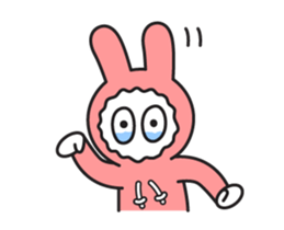 Sad Rabbit sticker #13579621