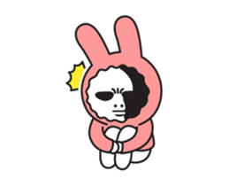 Sad Rabbit sticker #13579624