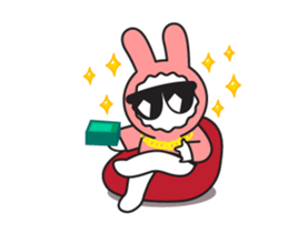 Sad Rabbit sticker #13579630