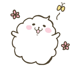 Soft and fluffy bubble sticker #13579998