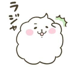 Soft and fluffy bubble sticker #13580000