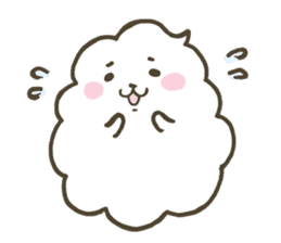 Soft and fluffy bubble sticker #13580008