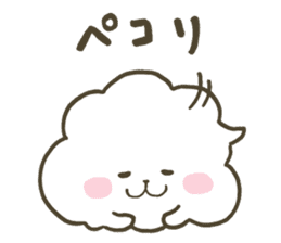 Soft and fluffy bubble sticker #13580009