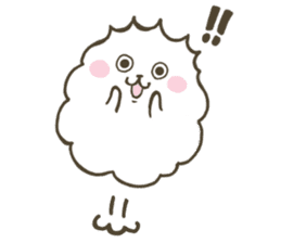 Soft and fluffy bubble sticker #13580010