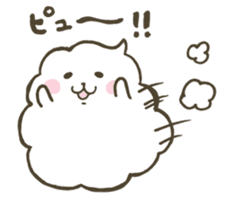 Soft and fluffy bubble sticker #13580011