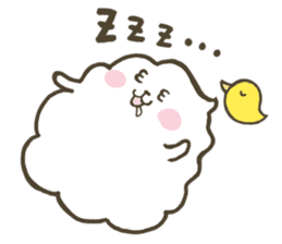 Soft and fluffy bubble sticker #13580021