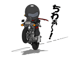 Rider katana animation sticker #13580158