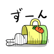 Rabbit of a mug sticker #13580209