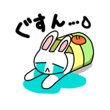 Rabbit of a mug sticker #13580212