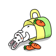 Rabbit of a mug sticker #13580229