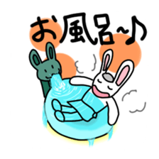 Rabbit of a mug sticker #13580232