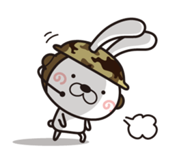 Non-verbal Strategy of rabbit Corps. sticker #13580341