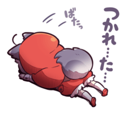 LITTLE RED WOLF GIRL sticker #13580619