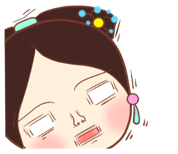 Miss sprinkle flowers sticker #13580719