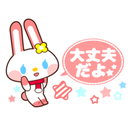0388 of the pink rabbit sticker #13581629