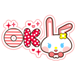 0388 of the pink rabbit sticker #13581632