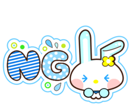 0388 of the pink rabbit sticker #13581633