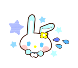 0388 of the pink rabbit sticker #13581634